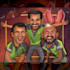 professionally paint a stylized caricature digitally