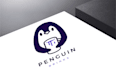 make professional creative penguin logo design for you