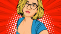 draw a retro pop art roy lichtenstein style in 24 hours
