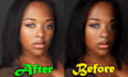 professional face shadow remove and fix background shadow