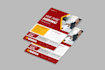 design business flyers for hiring, charity, and senior care flyer, brochure