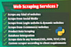 do python scripting, coding, web automation, and scraping