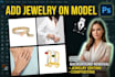 do add jewelry on the model images in photoshop