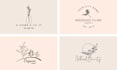 design a custom hand drawn, feminine, and botanical boho logo design