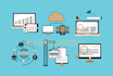 design professional line icon