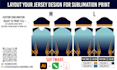 layout your design into cut sew pattern for sublimation print