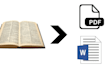 convert hard copy document into to soft copy