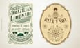 create vintage retro packaging clothing label design