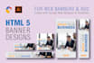 create html5 static and animated banner