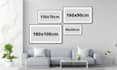 do canvas mockup or wall art mockup design for your canvas size guide