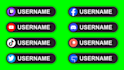create social media lower third animation