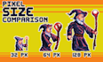 make pixel art characters and animations for your games