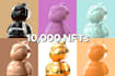 create a 3d nft art collection