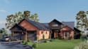 do house exterior design and realistic 3d rendering