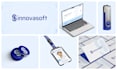 design a modern tech logo for your technology startup or small business