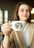 do an elegant custom coffee cup design in 1 hour