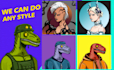 create your nft custom character with any style