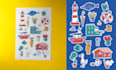 design custom cartoon stickers for your brand, planner or product