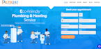 develop plumber, cleaning services website on wordpress