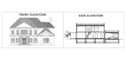 do 2d floor plan, house plan, elevations, in autocad