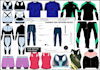 design active wear with detailed tech packs