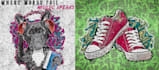 manually design graffiti wall art canvas