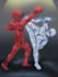 illustrate sports athletes or human anatomy