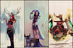 draw a fantasy character ilustration