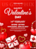 design valentine day, event, party and invitation postcard