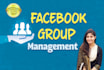 manage your facebook group and social media accounts