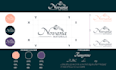do minimalist feminine elegant logo and branding design