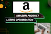 write amazon product listing description and SEO amazon listing optimization