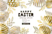 design easter day sale banner and flyer