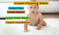 do carpet cleaning video or carpet cleaner video ad