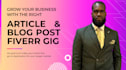 write quality SEO articles and blog posts