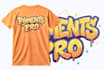 design custom typography t shirt and text or font logo