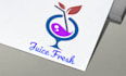 make a fascinating juice logo design for your business