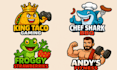 design a unique custom cartoon mascot logo for business or gaming