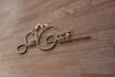design clean handwritten or signature logo