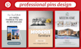 design professional pinterest pins for your business