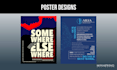 design flyers, posters, and postcards for your brand