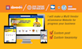 create a multi vendor big ecommerce website