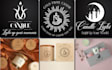 design an eye catchy candle logo for your business
