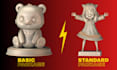 sculpt 3d model or character stl file for 3d printing