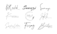 create a unique signature logo,multiple design concepts