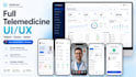 design telemedicine and doctor appointment app UI UX