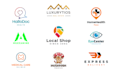 make 5 eye catching logo designs