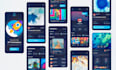 mobile app UI UX design for android ios app design
