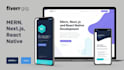 develop web and mobile app using mern, nextjs, react native