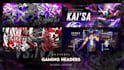 design an anime or gaming header